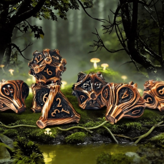 Woodland Enchantment Metal Dice