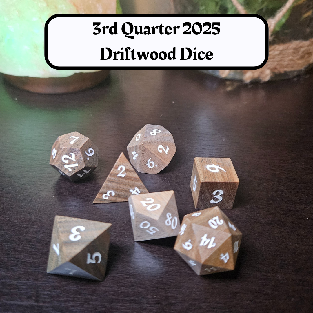 Legendary Quarterly Dice "Werewolf Revolver Dice" and "Journeys Outside the Keep" Newsletter