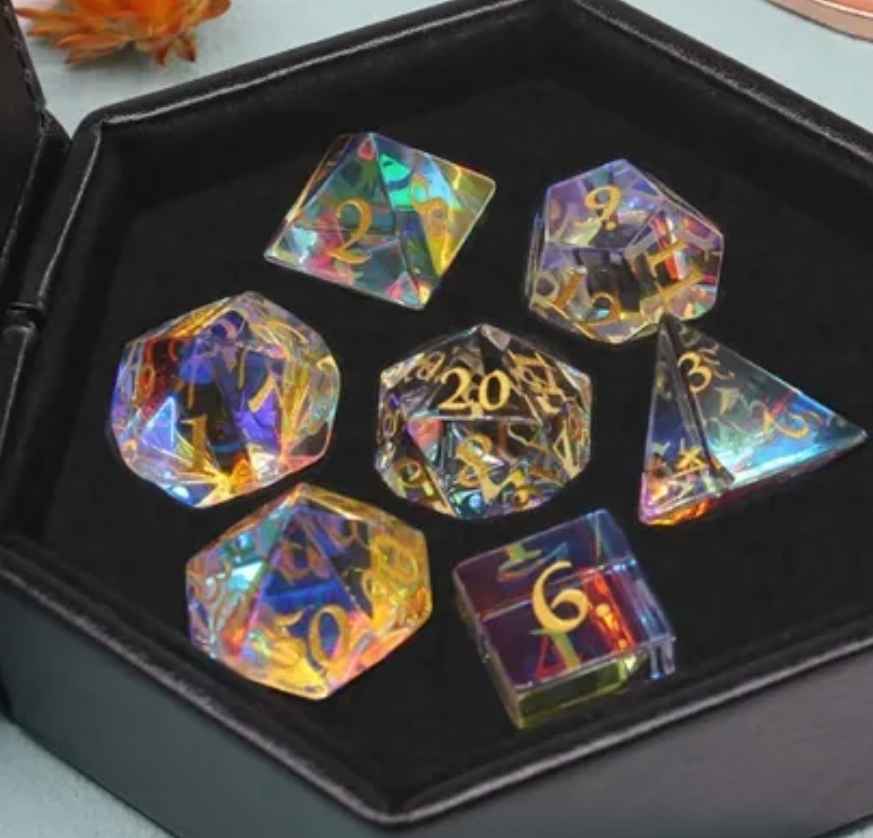 Legendary Quarterly Dice "Bleeding Stone Dice" and "Journeys Outside the Keep" newsletter