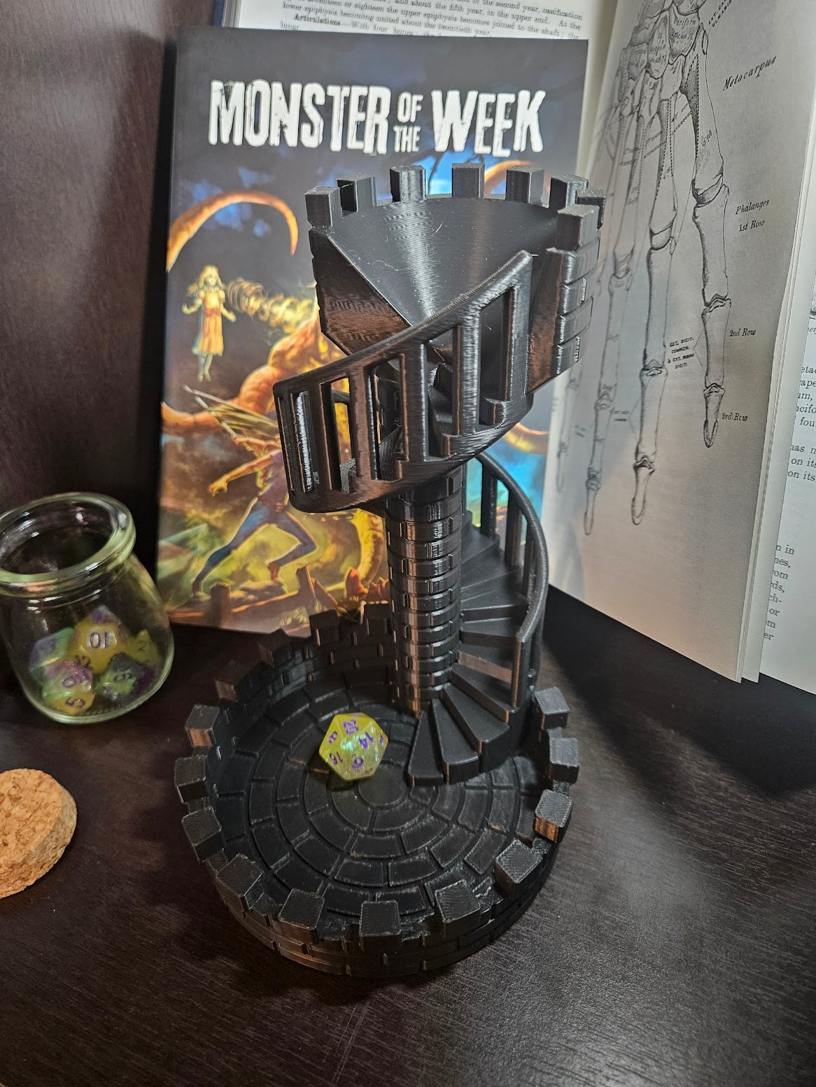 Spiral Stair Dice Tower