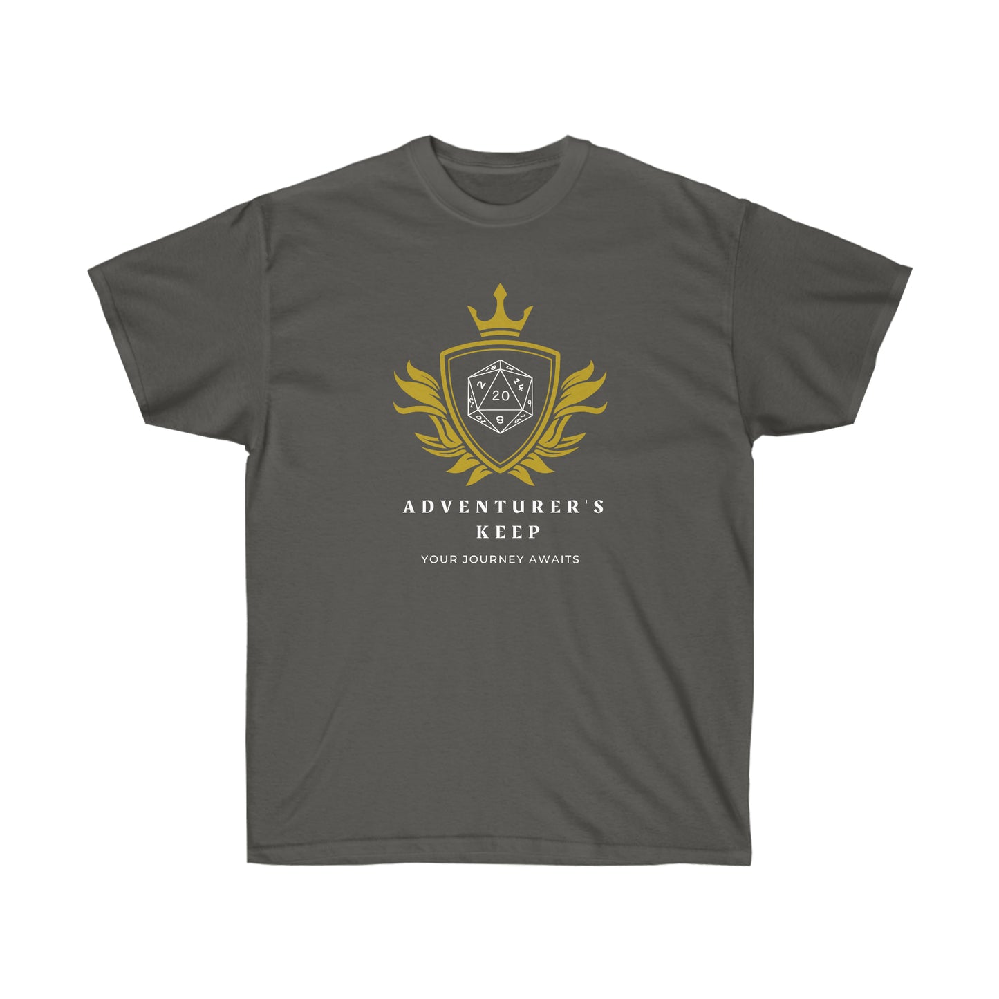 Adventurer's Keep Brand T-shirt (Black or Dark Grey)